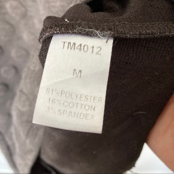 THML Bell Sleeve Gray Dot Texture Sweater Dress - Picture 7 of 7